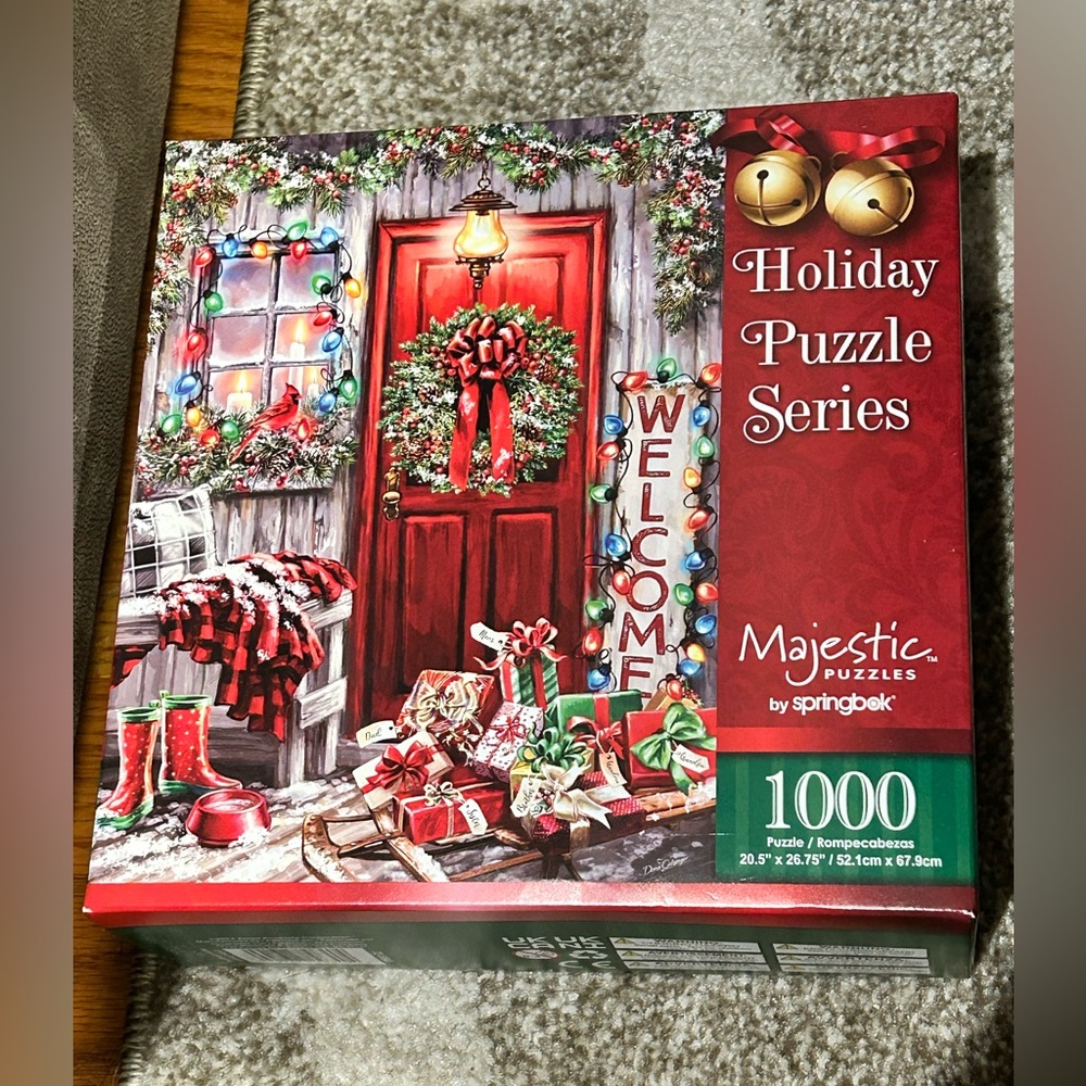 Home for the Holidays Majestic by Springbok 1000 piece puzzle Christmas Complete